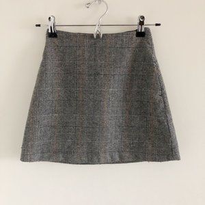 Aritzia Wilfred Glen Plaid Mini Skirt 00